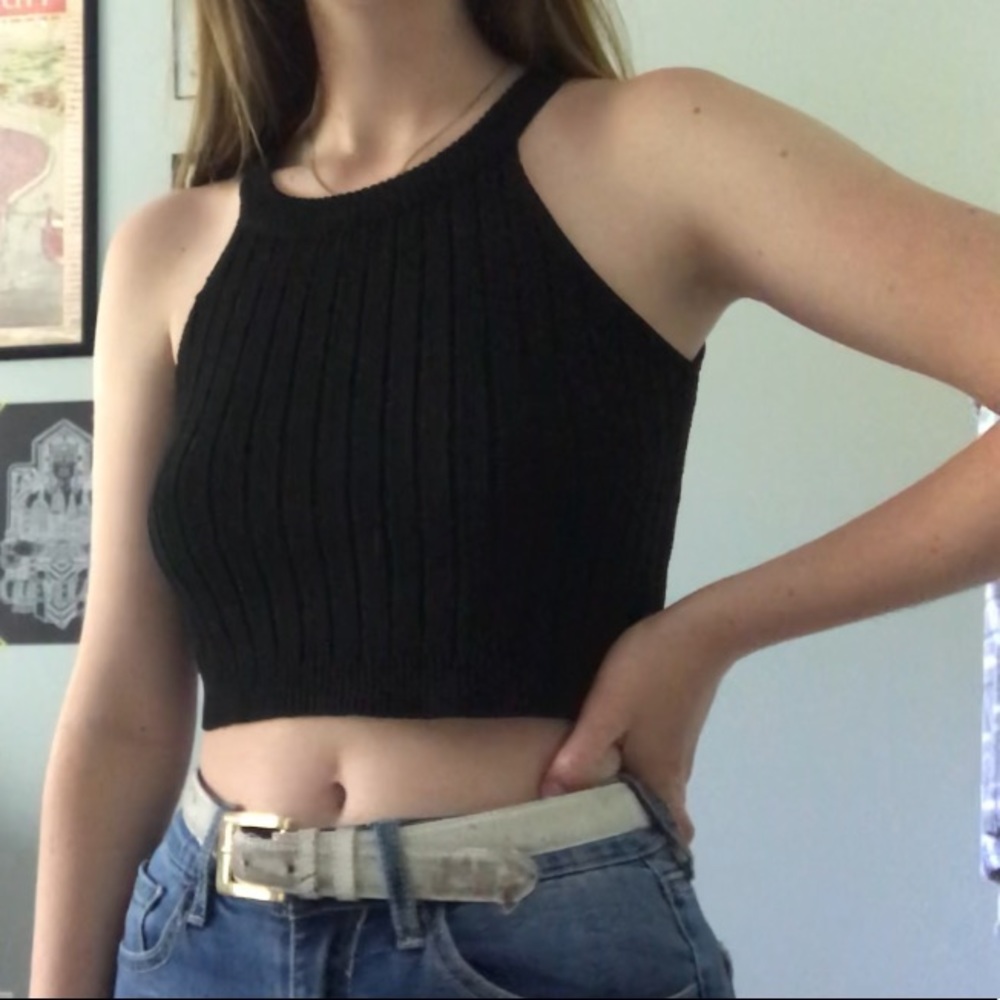 Halter Sweater Tank